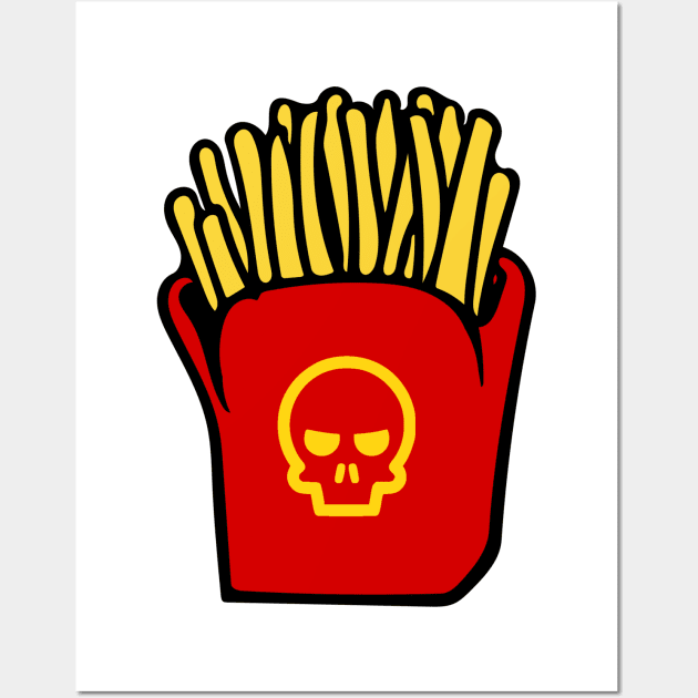 Death Fries Wall Art by felixbunny